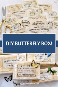 Follow our DIY tutorial and use the free printables to create charming butterfly boxes! This delightful project adds a special touch to any occasion.