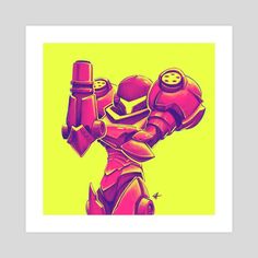 This is a gallery-quality giclèe art print on 100% cotton rag archival paper, printed with archival inks. Geek Art, Retro Gamer, Game Pictures