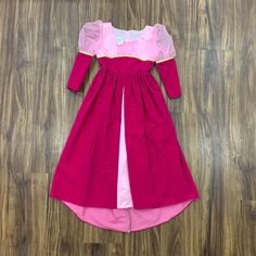 Gorgeous Handmade Princess Dress Nwt. Tag Says Rapunzel But Works For Aurora Too. Hidden Zip, Nice Thick Fabric, Elasticized Waist; Much Better Quality Than Traditional Disney, Etc Dress Up Clothes. Dress Up Clothes, Dresses Handmade, Dress Up Outfits, Thick Fabric, Rapunzel, Kids' Dresses, Princess Dress, Aurora, Hand Crafted