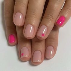 Unghie Sfumate, Minimal Nails, Cute Gel Nails, Orange Nails, Dipped Nails, Fancy Nails, Chic Nails, Short Acrylic Nails, Nail Polishes