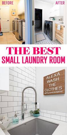 the best small laundry room in the world is here and it's easy to clean