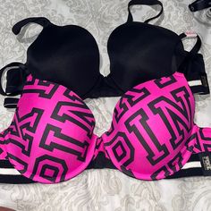 Two Never Worn Bras From Pink. They’re Been Just Getting Squished My My Drawer. Take The Pair For The Price Of One. 34d Thrift Manifest, Pink Outfits Victoria Secret, Victoria Secret Outfits, Ni Idea, Vs Bras, Kawaii Stuff, My My, Victoria Secrets, Pink Victoria Secret