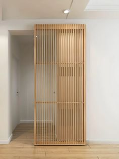 Modern Wood Slat Sliding Door | Asian Style Wood Slat Door | Modern Pivot Room Divider Wood Closet Sliding Doors, Sliding Slat Wall, Slatted Sliding Doors, Skytta Sliding Door, Slat Sliding Door, Vertical Wood Slat Wall, Wood Slat Door, Slat Door, Modern Sliding Barn Door