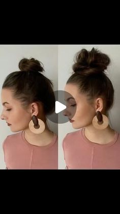 41K likes, 58 comments - easyhairstyle.diy op March 10, 2022: "Super quick hairstyle idea for you 💕💕 @easyhairstyle.diy 
•
Credit© To the Owners 🎥🙏: @brylkaproject 
•
No Copyright Infringement Intendeed
•
For the owners, if you don’t want your video to be posted on our page, please contact us in DM where we will answer within minutes and we will delete your video. Thank you ❤️
•
#hairstyleideas #videohair #braidtutorial #hairtutorialvideo #hairvideotutorial #hairstyletutorial #... Volume Bun, High Bun Hair, Hairstyle Girl, Girl Hairstyle, High Bun, Braid Tutorial, Bun Hair, Hair Videos Tutorials, Hair Haircut