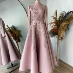 This Beautiful Dress Is From Turkey. It’s A Modest Dress Perfect For Hijab Or Even Without For Any Special Occasion. Can Fit Small To Medium! Fitted Long Sleeve Ball Gown For Formal Occasions, Fitted Long Sleeve Ball Gown For Formal Events, Formal Long Sleeve Ball Gown, Fitted Long Sleeve Ball Gown For Evening, Elegant Long Sleeve Sequined Ball Gown, Bride Party Dress, Farewell Dresses, Arabic Women, Hijab Dress Party