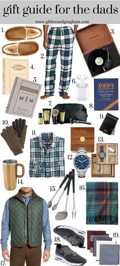 the ultimate gift guide for the dad in your life, including gifts from father's day