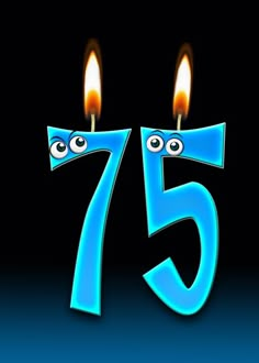 Brother&rsquo;s 75th Birthday humor with candles and eyeballs card Abstract Cards, Happy 75th Birthday, Birthday Wishes Pics, 75th Birthday Parties, Birthday Brother, Birthday Greetings Friend, Happy Birthday Greetings Friends, 75th Birthday, Christian Stuff