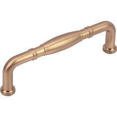 an image of a brass colored handle on a white background