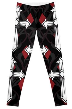 Super stretchy and durable polyester full-length leggings. Vibrant high-quality sublimation print across the front and back. Size range XXS-XL. Cross Leggings, Gothic Crosses, Sublimation Printing, Full Length, Leggings, Range, For Sale, High Quality