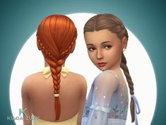 Sims 4 Kids Hair, Ts4 Hair, 4 Braids, Pelo Sims, Sims 4 Children, Sims 4 Mm Cc, Sims 4 Mm, Sims 4 Toddler, Sims4 Clothes