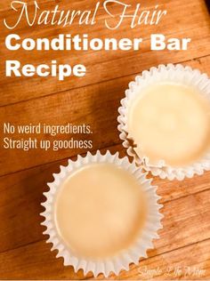 Conditioner Bar Recipe - Natural Handmade Conditioner Bar | Simple Life Mom Hair Conditioner Bar, Natural Hair Conditioner, Natural Conditioner, Healthy Hair Care