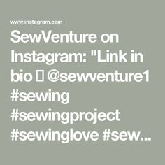 the words sewventture on instagram link in white text, with an image of