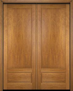 an image of two wooden doors with woodgrains on the front and side panels