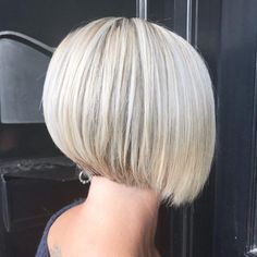 Short Inverted Bob, Short Inverted Bob Haircuts, Inverted Bob Haircuts, Blonde Bob Haircut, Angled Bob Hairstyles, Bob Hairstyles For Thick, Bob Haircut For Fine Hair