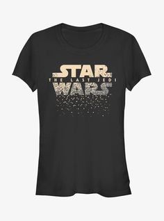 a black shirt with the words star wars on it