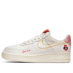 Nike Wmns Air Force 1 '07 'Peace' DQ7656-100 Af1 Nike, White Forces, Nike Air Force 1 07, Nike Air Force Ones, Nike Air Force 1 Low, Womens Nike, Air Force Ones, Nike Womens, Air Force 1 Low