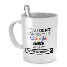 Dental Hygienist Graduation, Dentist Jokes, Dentist Mug, Dental School Graduation, Funny Dentist, Dental Social Media, Dental Hygienist Gifts, Dental Fun, Dental Office Decor