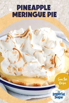 the cover of pineapple meringue pie