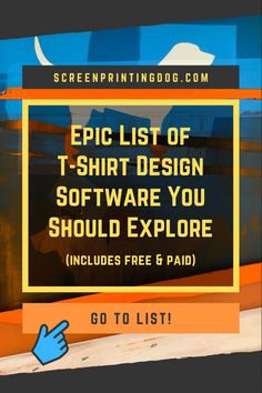 This article lists down all the free and paid t-shirt design software in the marketplace today Best Tshirt Design, Tee Shirt Crafts, T Shirt Design Software, Punk Diy