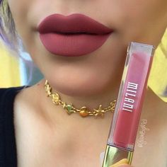 I just tried @milanicosmetics Matte Amore Lip Cream in the shade (Loved) not... Batons Matte, Lip Art, Lip Cream, Makeup Goals, Love Makeup, Beautiful Makeup, Lipstick Colors, All Things Beauty, Matte Lips