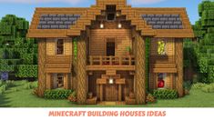 Minecraft Building Houses ideas Ideas Para Casas, Minecraft Wooden House, One Room Houses, Bangunan Minecraft, Build Your House, Houses Ideas, Underground Homes