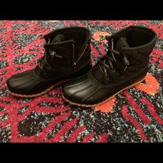 Nautica Shoes Nautica Dorsay Black Womens Duck Boots Poshmark Nautica Shoes, Womens Duck Boots, Duck Boots, Fashion Boots, Fashion Women, Hairstyles, Boots, Hair Styles