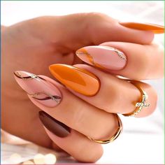 Learn the importance of proper nail trimming for your dog's health and safety. Follow step-by-step instructions to cut dog nails covered by a vet for a stress-free experience. Orange Acrylic Nails, Brown Nail, Colorful Nails, Her Nails, Almond Nail, Fall Nail Art, Orange Nails, Nail Art Hacks