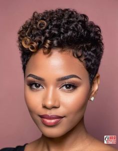 Short Tapered Hair For Black Women, Natural Tapered Cuts For Black Women, Finger Waves Natural Hair, Tapered Cut Natural Hair, Natural Haircuts For Black Women, Mixed Hairstyles, Natural Tapered Cut, Tapered Haircut For Women, Special Hairstyles