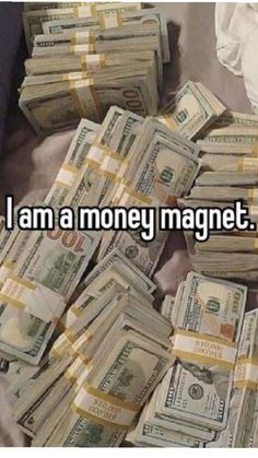 manifesting ❤ Money Magnet Vision Board, I Am Money Magnet Affirmations, I’m A Money Magnet, I Am A Magnet For Money, I'm A Money Magnet, Manifest Money Vision Board, Money Magnet Aesthetic, Money Manifestation Vision Board, Money Magnet Affirmations