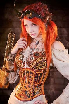 Google+ Steampunk Mode, Moda Steampunk, Corset Steampunk, Mode Steampunk, Steampunk Couture, Steam Girl, Steampunk Women, Steampunk Corset, Style Steampunk