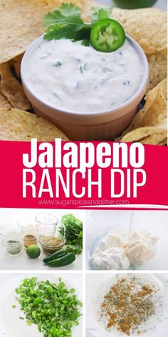 jalapeno ranch dip is an easy appetizer that's ready in less than 30 minutes