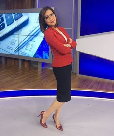 Rieke Caroline News Anchor, Indonesia