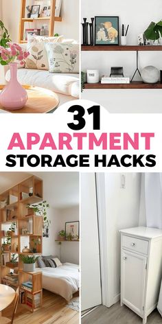 apartment storage hacks for small spaces that are easy to do with the space saving tools