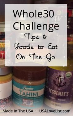 whole 30 challenge tips & foods to eat on the go