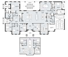 the floor plan for an apartment with three bedroom and two bathroom areas, including one living room