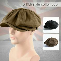 1920s Mens Hats, Men Retro Style, Clothes For Men Over 50, Mens Golf Fashion, Newsboy Cap Men, Men's Retro Style, Black Caps, Ivy Hat, Summer Golf