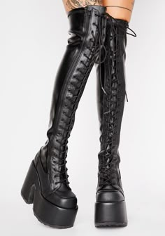 Rave Boots, Demonia Boots, Festival Boots, Demonia Shoes, Gothic Shoes, Black Platform Boots, Estilo Punk