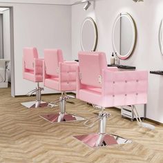 the salon is clean and ready for customers to use