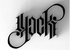 free Tattoo Font