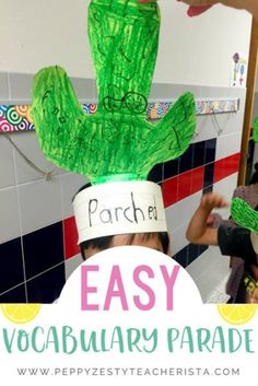 an easy and fun way to teach kids about the parts of a cactus