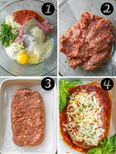 steps to make meatloaf in a glass bowl