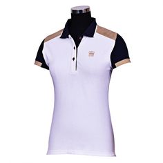 George H Morris Ladies Reserve Short Sleeve Polo Sport Shirt - Breeches.com George H. Morris, Riding Shirts, Polo Shirt White, Polo Sport, Equestrian Outfits, Riding Outfit, Sport Shirt, Polo Shirt Women, Long Sleeve Polo