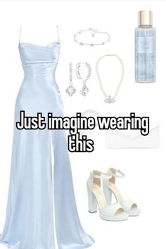 Pretty Aesthetic Dresses, Blue And White Aesthetic Outfit, Blue Aesthetic Dress, Aesthetic Blue Dress, Blue Dress Aesthetic, Blue Aesthetic Outfit, Blue Wishlist, Relatable Aesthetic, Badass Girl