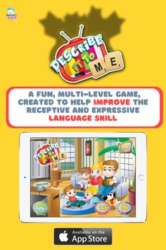 Describe it To Me is a fun, multi-level game, created to help improve the receptive and expressive language skills in children and adults with the help of describe the picture scenarios. Describe The Picture, Speech Language Pathologist, Expressive Language, Sped Teacher, Play Centre, Language Resources, Language Skills