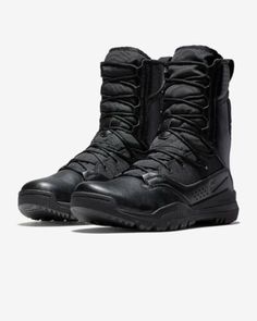 ad eBay - Find many great new & used options and get the best deals for Nike SFB Field 2 8" BOOTS BLACK LEATHER 10.5 AO7507-001 MILITARY COMBAT POLICE at the best online prices at eBay! Free shipping for many products! Nike Sfb Boots, Nike Sfb Gen 2, Nike Sfb, Nike Boots, Military Combat, Tactical Boots, Outdoor Boots, Sneakers Men Fashion, Mens Fashion Shoes