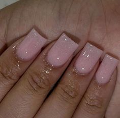 Shorties Pink Acrylic Nails, Jelly Pink Nails Short, Cute Baddie Short Acrylic Nails, Nail Designs Overlay, Professional Acrylic Nails For Work, Acrylic Nail Square, Short Nail Designs Nude, Short Nails Ideas Nude, Nude Pink Short Nails