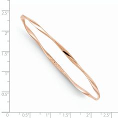 Introducing our stunning 10K Rose Gold Slip-On Bangle, the perfect accessory to elevate your style and add a touch of elegance to your outfit. Crafted from solid rose gold with a polished finish, this bangle is not only luxurious but also durable, ensuring it will stand the test of time.The slip-on design of this bangle makes it incredibly easy to wear, allowing you to effortlessly add a touch of sophistication to any look. The bangle measures 7 inches in length and 9.5 mm in width, making it the perfect size for any woman looking to make a statement with her jewelry.Despite its luxurious look and feel, this bangle is surprisingly lightweight, weighing only 1.45 grams. This means you can comfortably wear it every day without feeling weighed down or uncomfortable.Whether you're dressing up Bangles Making, Hollow Design, Elevate Your Style, Bangle Bracelet, Timeless Pieces, Your Style, Bangle Bracelets, Bangles, Slip On