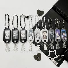 Anime Keychains Diy, Muji Stationery, 150 Pokemon, Birthday Wishes For Myself, Anime Crafts, Fun Easy Crafts, Keychain Design, Matching Jewelry, Diy Keychain