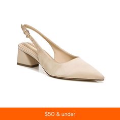 in stock Noel Aesthetic, Champagne Fabric, Block Heel Slingback, Bridesmaid Looks, Slingback Heels, Slingback Heel, Aesthetic Clothing, Slingback Pump, Franco Sarto