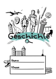 the german language is used to describe what people are doing in this graphic art work